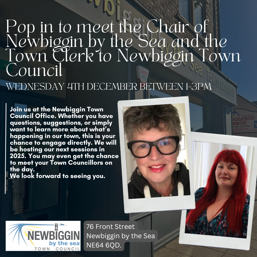 Pop in at Newbiggin Town Council - Newbiggin by the Sea Town Council