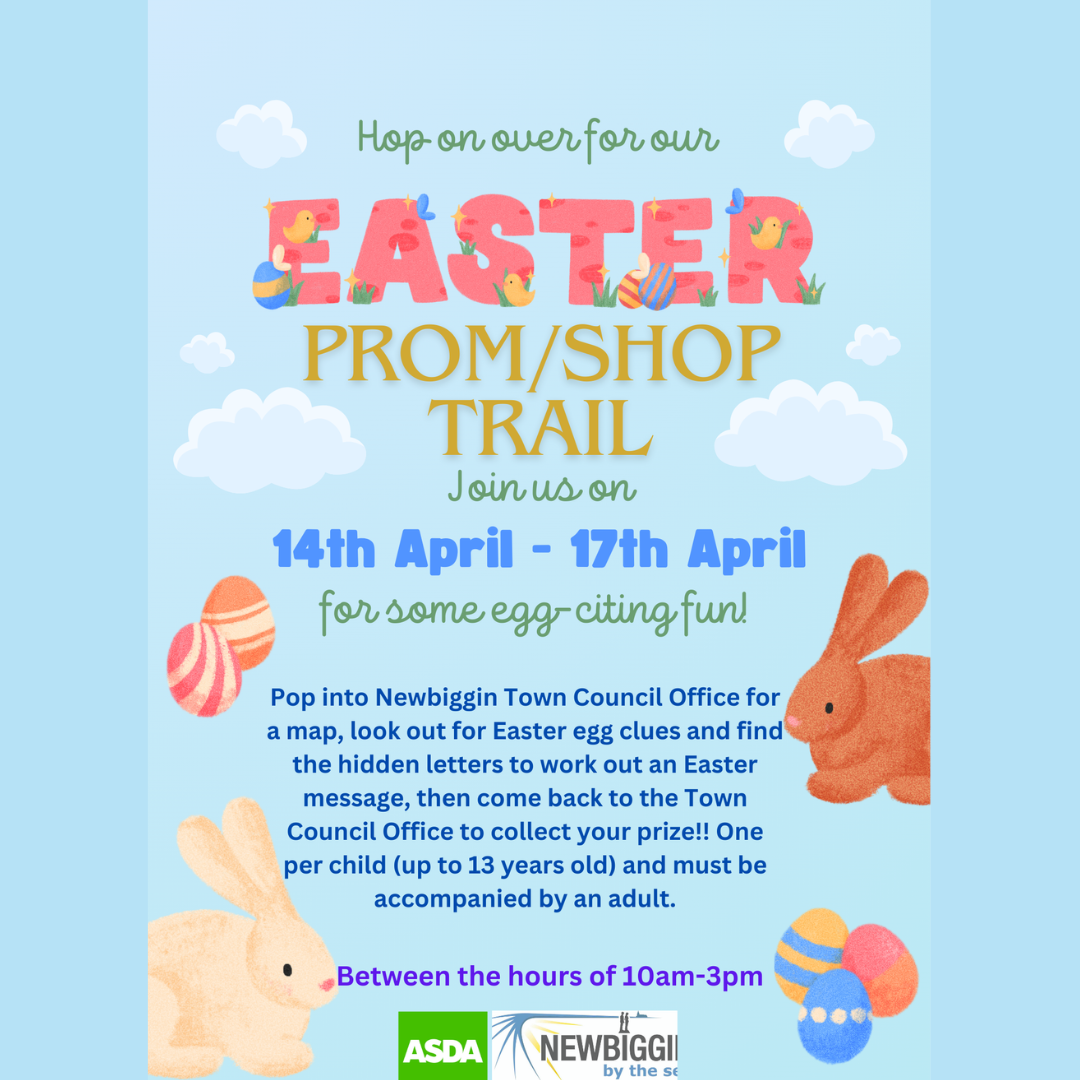 Easter Egg Hunt Alert in Newbiggin - Newbiggin by the Sea Town Council