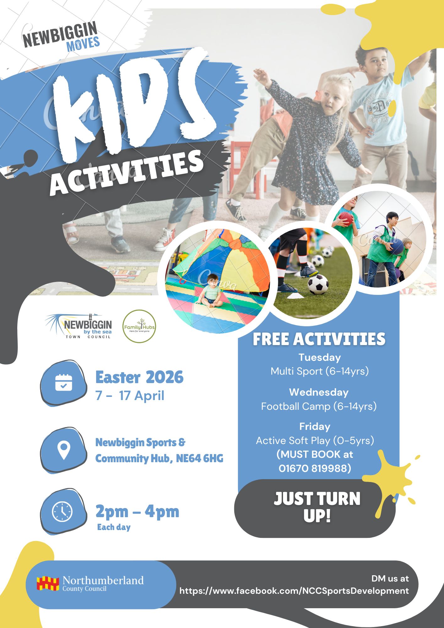 Newbiggin Moves Easter Camp - Newbiggin by the Sea Town Council