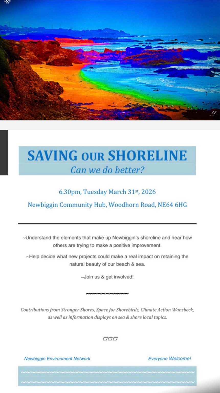 Saving our Shoreline - Newbiggin by the Sea Town Council