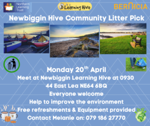 Community Litter Pick on Monday 20th April