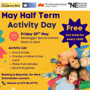May Half-Term Activity Day at Newbiggin Sports Centre